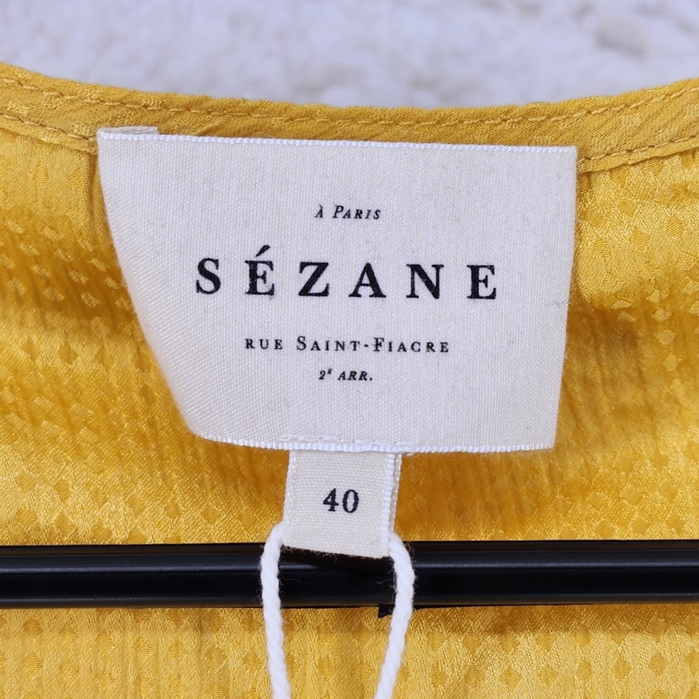 Sezane Priscille Blouse 40 - Picture 4 of 9